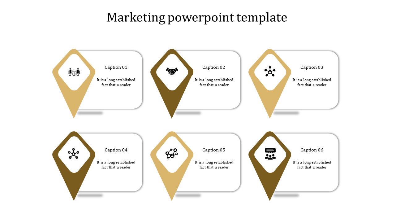 marketing powerpoint template-6-yellow